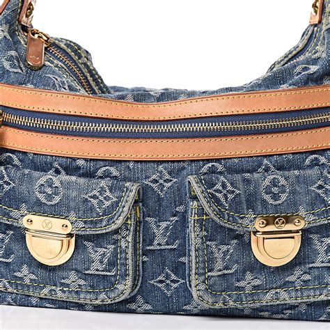 lv denim tote